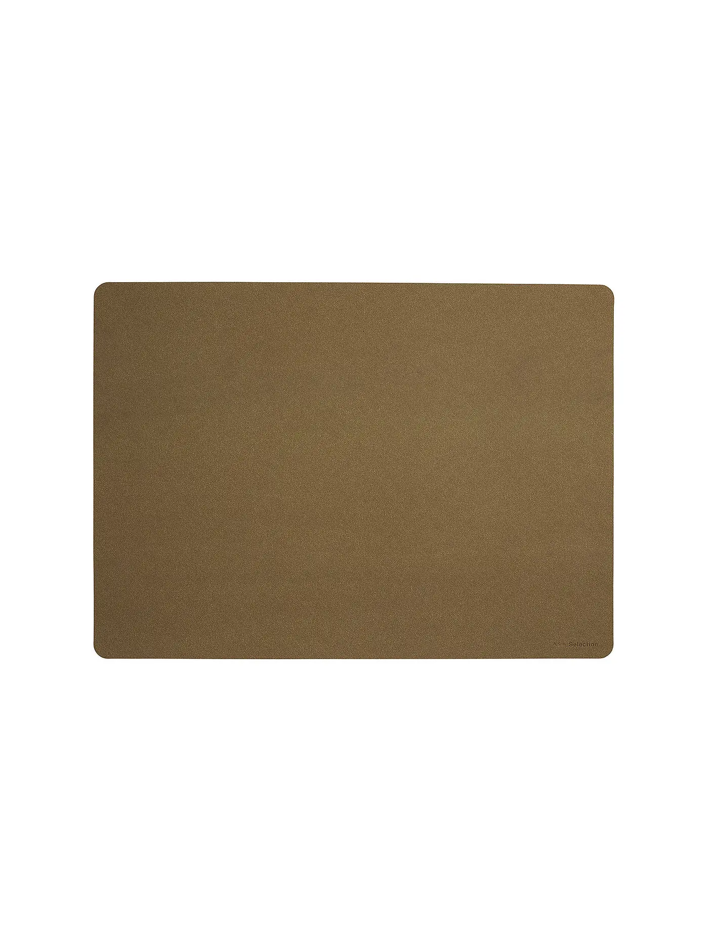 ASA SELECTION | Tischset Soft Leather 46x33cm Limestone | camel